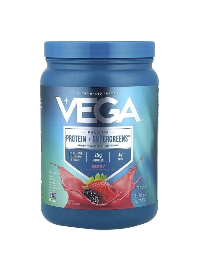 Premium Protein + Supergreens™ Berry 1 lb 10.6 oz (754 g)