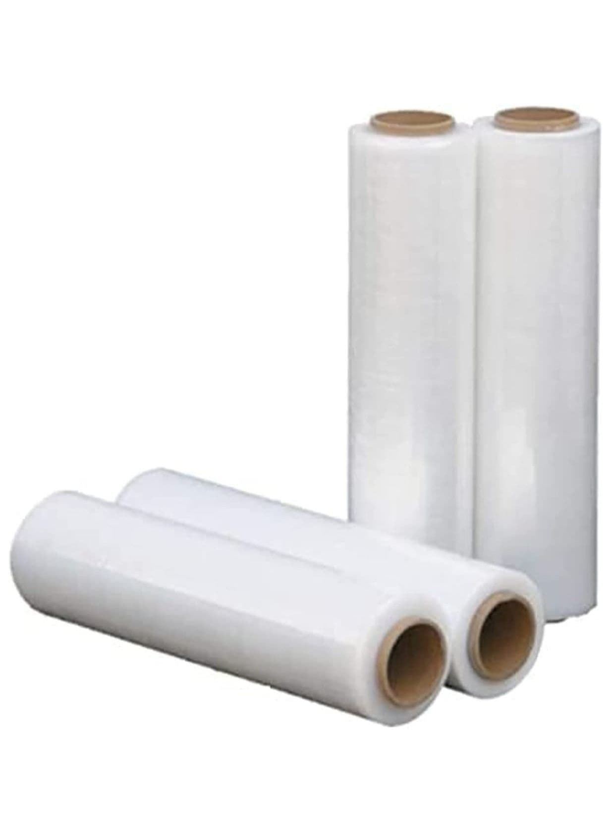 4 Piece Stretch Wrapping Film 3 Kg Roll Clear 50 Cm Length