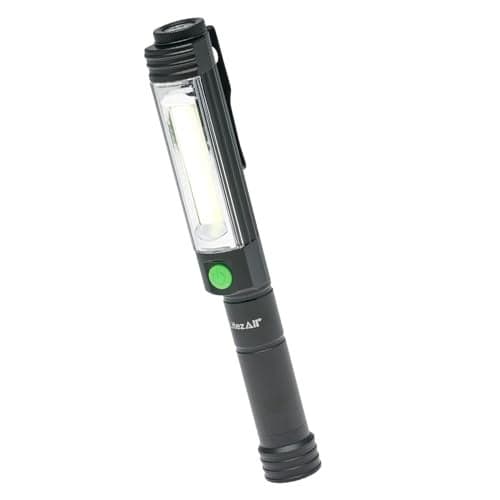LitezAll Pen Flashlight 400 Lumen - Compact and Portable Tactical Pen Light, Battery Powered, Wide Angle COB LED Task Light - Ideal Pen Light for Professionals and Everyday Use