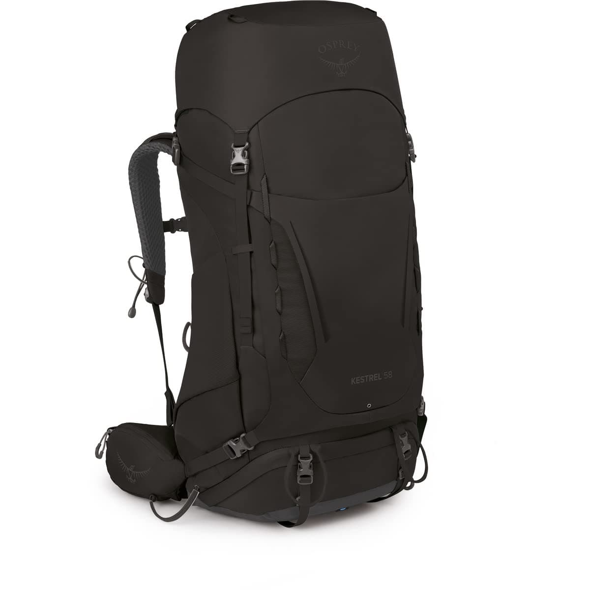 Osprey Kestrel 58L Mens Backpacking Backpack Black LXL