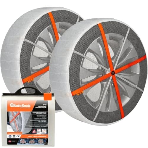 AutoSock for Passenger Vehicles HP698, Snow Socks for Tires, Pack of 2