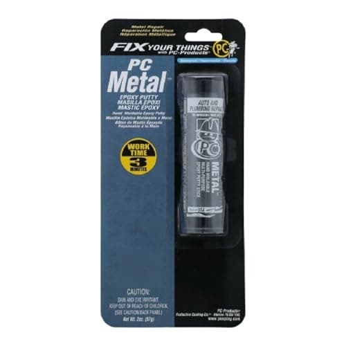 PC Products PC-Metal Epoxy Putty, 2 oz Stick, Dark Gray