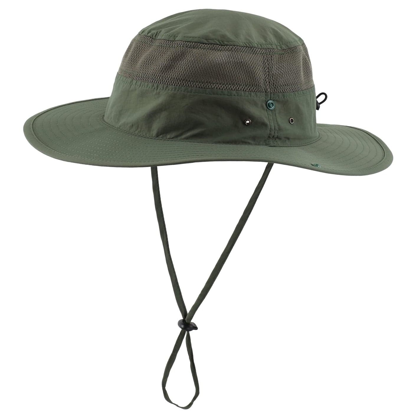 Connectyle Sun Hat for Men Women Wide Brim UV Sun Protection Safari Hat Outdoor Fishing Hiking Hats Light Army Green