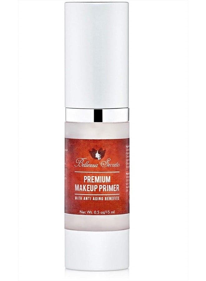 Premium Foundation Makeup Primer- anti aging fine lines wrinkles & pore minimizer primer - Enriched with Vitamin A C & E for flawless skin- Waterproof makeup base - Made in The USA