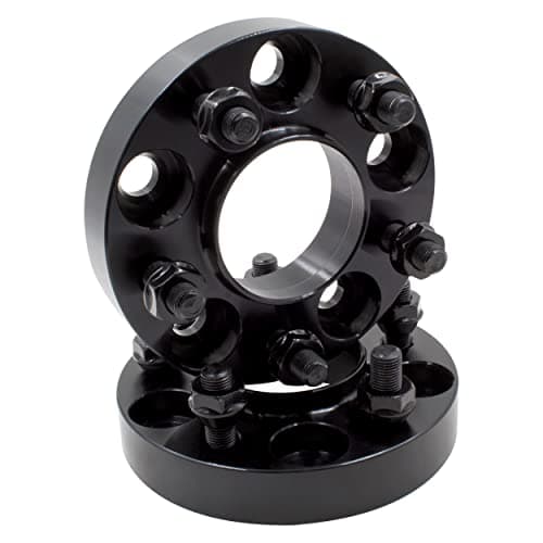 Wheel Accessories Parts 2 Pcs Hub Centric Wheel Spacers Adapters 5x4.5 5x114.3mm 1.00 Inch Thick 70.50mm Hub 1/2" Thread Stud Fits Ford Mustang Explorer Ranger