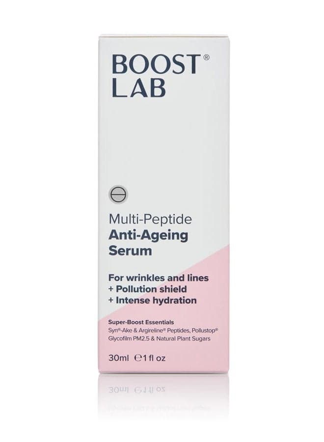 Multi-Peptide Anti Ageing Serum - For Mens & Women - Reduce Wrinkle & Facial Lines - Provides Deep and Long-Term Hydration - Paraben Free, Sulphate Free, Fragrance Free - 30 ml (1 fl oz)