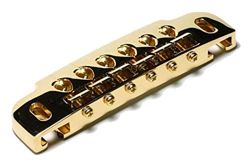 Gotoh 510UB Wraparound Guitar Bridge with Studs Gold