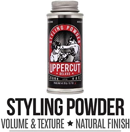 Uppercut Deluxe Hair Styling Powder Hair Texture Power to Add Texture and Volume Light Flexible Hold and Natural Matte Finish Mens Hair Product 20g