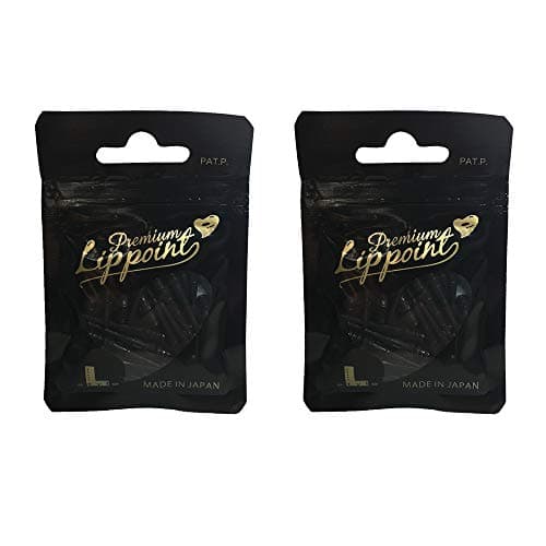 L-style Premium Lippoint Soft Tip Dart Points – 2BA – Regular – Black – 60 Count