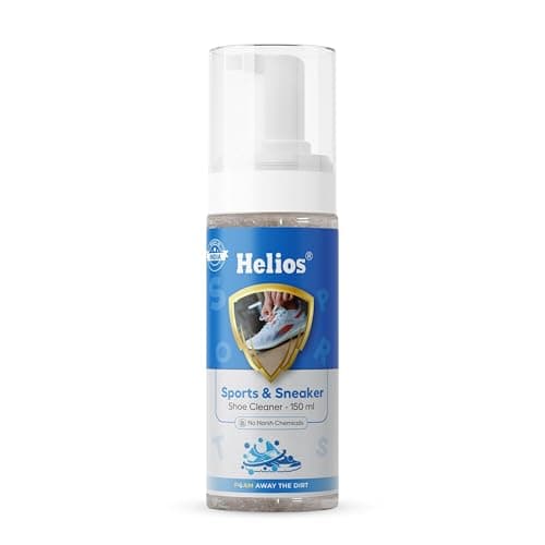 Helios Sport Shoe Cleaner – Premium Shoe Cleaning Solution for Sneakers, Sports Shoes & Trainers (150ml) | Removes Dirt & Stains | Ideal for Sneakers, Running & Sports Shoes