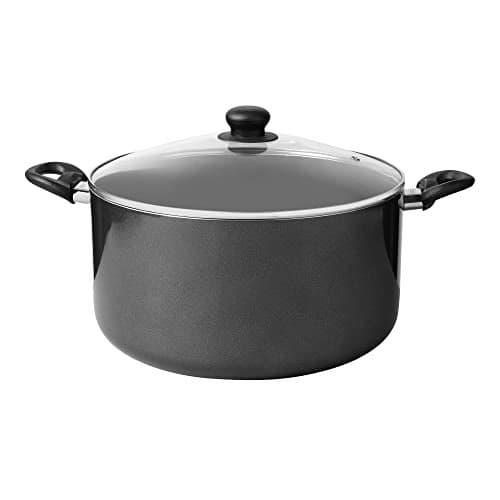 Fackelmann Quartz Nonstick Biryani Pot, Handi Casserole w Glass Lid 24Cm | Greblon German Technology | Non-Toxic PFOA & BPA-Free | Induction Base- All Stoves | Anti-Scratch, Cool Handle, Even Heating