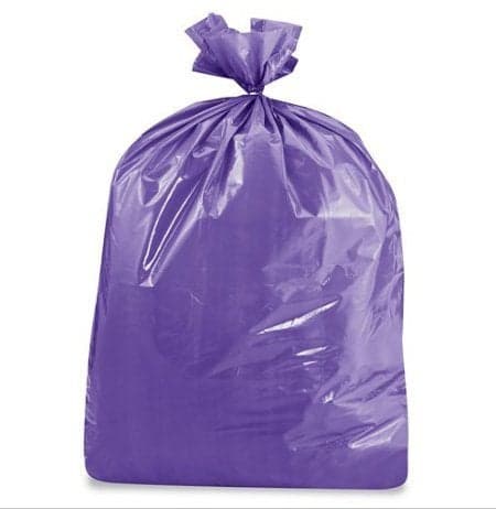 Purple Trash Bags 10 33 GALLONS
