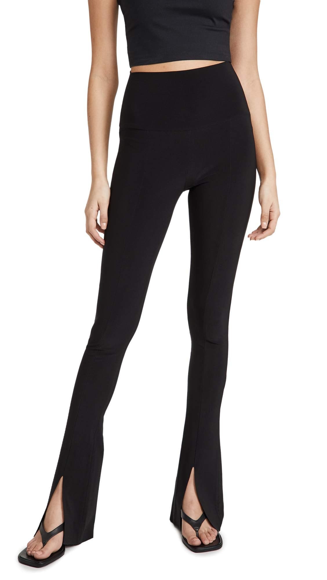Norma Kamali Womens Spat Leggings Black M
