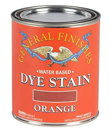 General Finishes Water Based Dye, 1 Quart, Orange