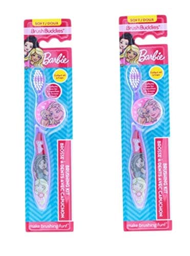 Brush Buddies Barbie Toothbrush with Cap | Pack of 1