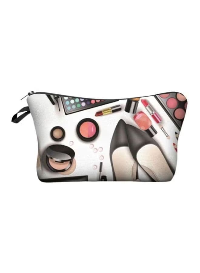 ORiTi 3D Printed Waterproof Makeup Bag White/Black/Pink