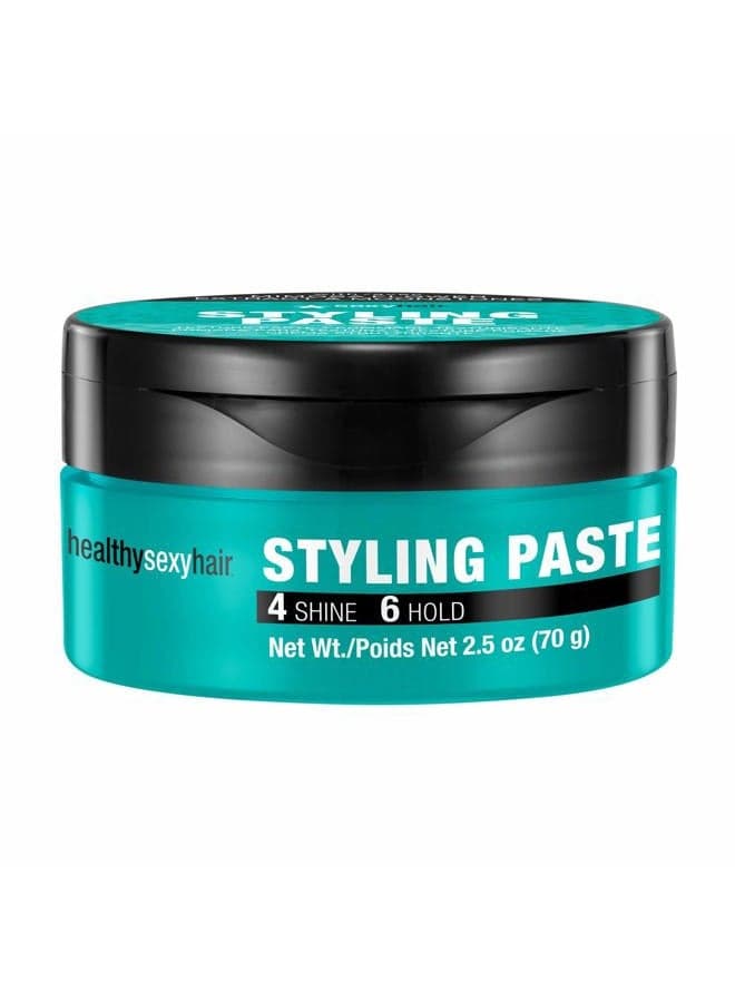 Healthy Styling Paste Texture Paste, 2.5 Oz | Medium, Pliable Hold and Control | Satin Finish | All Types