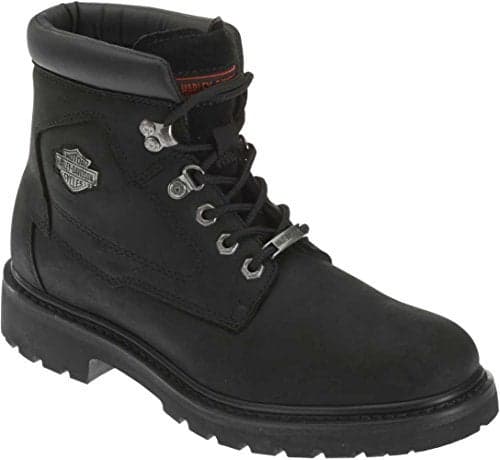 Harley-Davidson Men's Badlands Leather Motorcycle Casual Boot, Black, 10.5