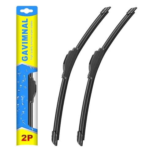 Gavimnal® 24"+21" Silicone Wiper Blades Replacement For Dodge Charger Chrysler 300 2012-2023/Mitsubishi Outlander 2007-2014/Chevy Camaro 2010-2015,All-Season Front Windshield Wiper Blades(Set of 2)