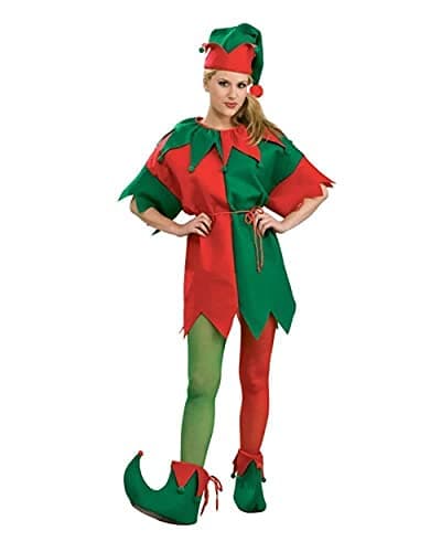 Rubie's womens Elf 4-piece Set Adult Sized Costumes, As Shown, One Size US