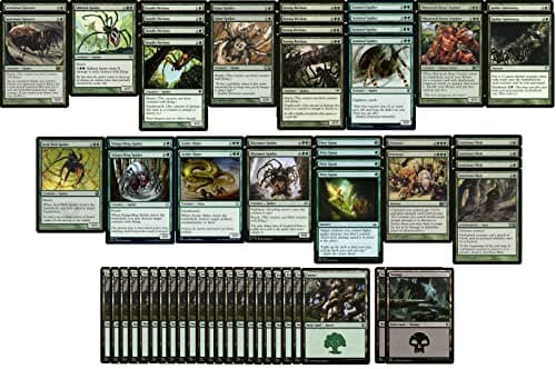 Mono Green Spider Deck Modern Legal Custom Built Magic The Gathering MTG 60 Card