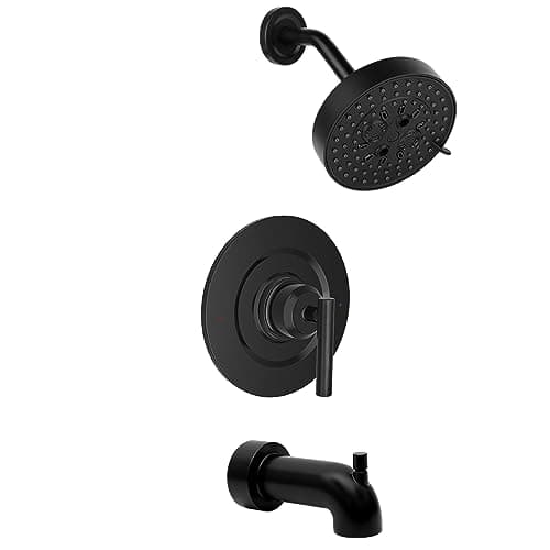T2903EPBL Shower System Compatible with moen Shower Trim Kit, Replacement for T2903EPBL Black moen Tub Shower Trim, Easy to Install, Without 2510 Valve