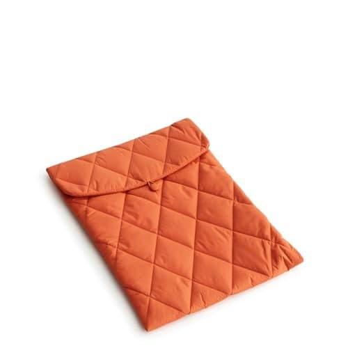 Vera Bradley Women's Featherweight Large Envelope Tech Sleeve, Potter's Clay, One Size
