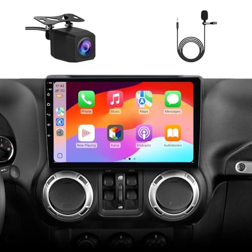 Car Radio Stereo Upgrade for Jeep Wrangler JK 20072018 Dodge Ram Android 13 with Wireless CarPlay Android Auto