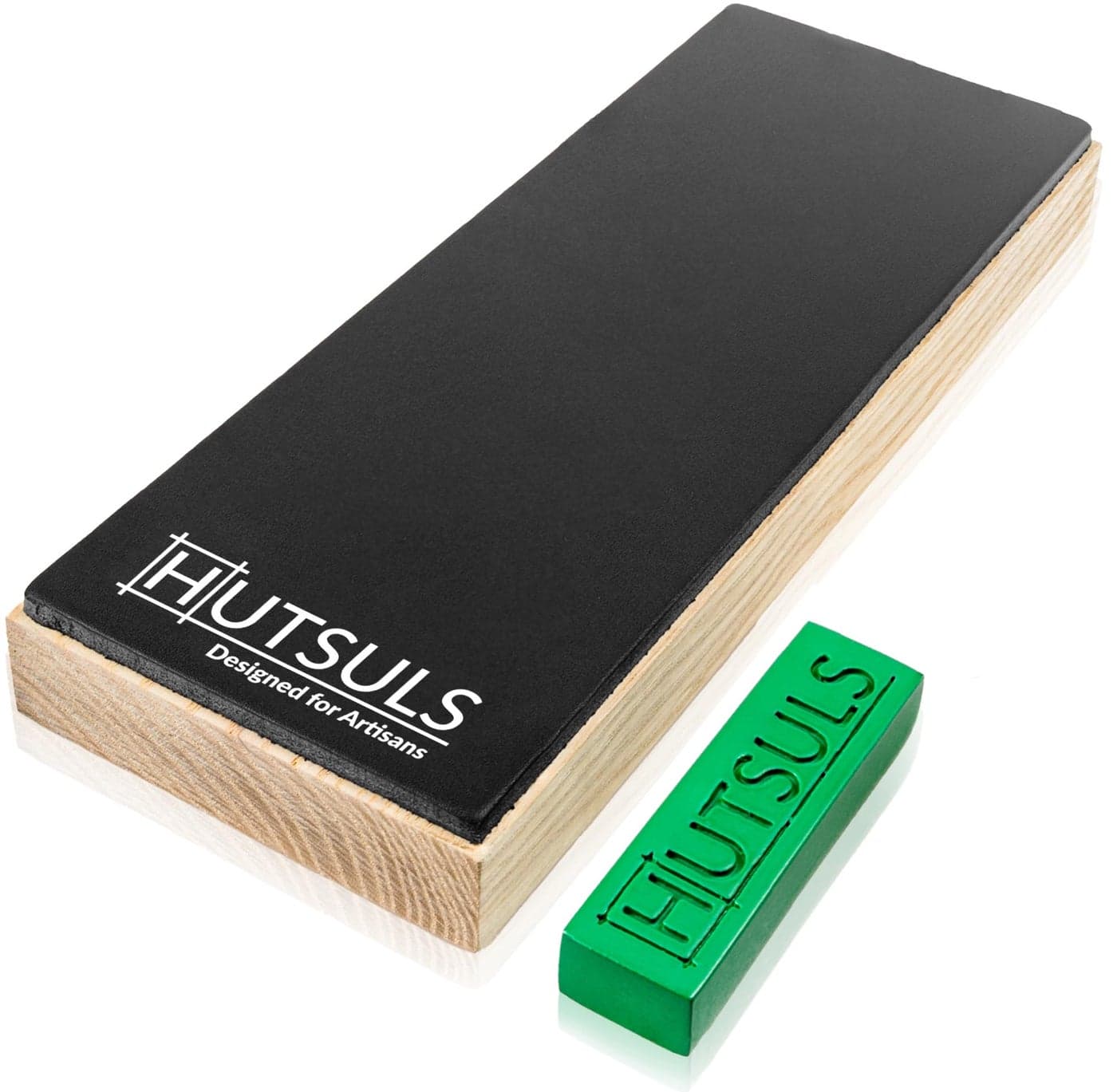 Hutsuls Leather Strop Block with Compound Get RazorSharp Edges with NonSlip Leather Stropping Block StepbyStep Guide Included