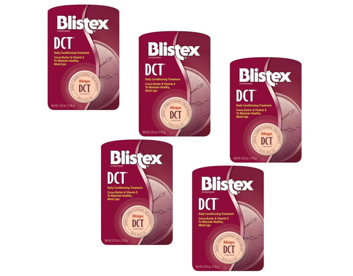 Blistex DCT Daily Conditioning Treatment 025 oz Bundle of 5