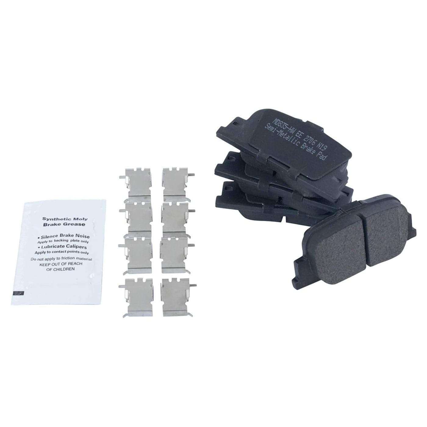 TRQ Rear Brake Pads SemiMetallic Compatible with 20002001 Lexus ES300 20052010 Scion tC Toyota Camry