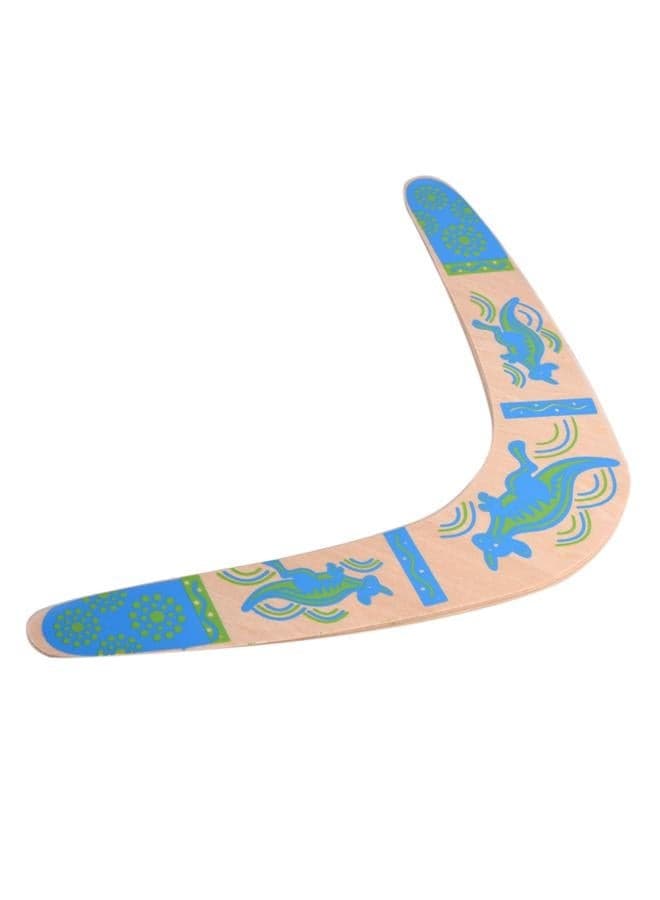New Outdoor Wooden Classic V Shape Returning Boomerang Toy Flying Saucer