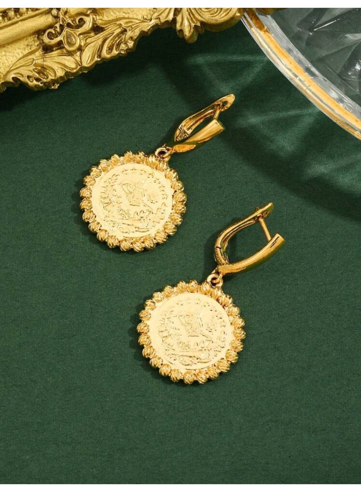 Elegant 21k Gold Plated Earrings For Women