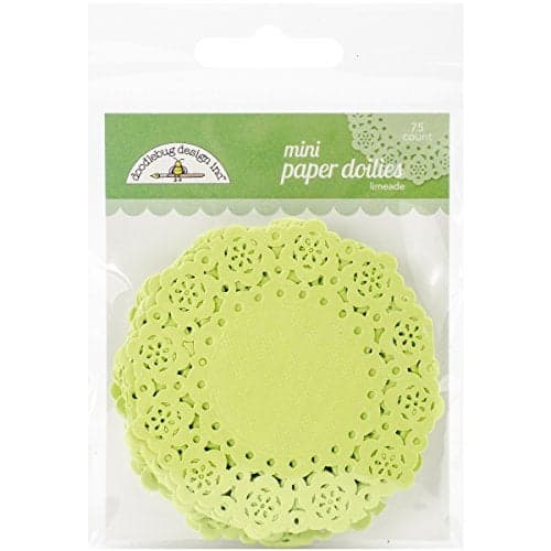 Doodlebug Mini Doilies (75 Pack), Limeade