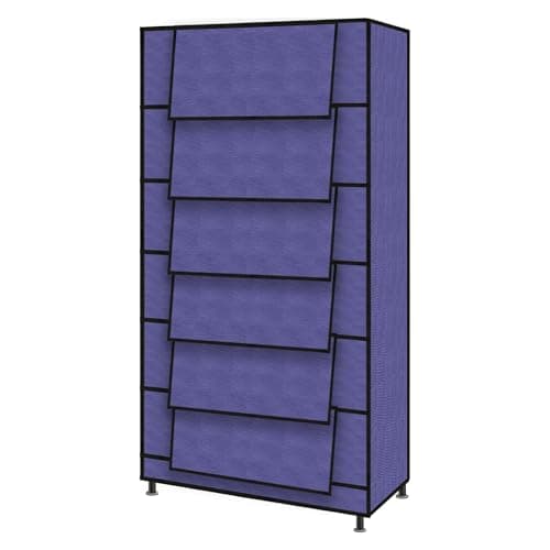 TRENDY Multipurpose Shoe Rack Cabinet 6 Layer All-in-one Storage Organizer with Dustproof Cover | Space-Saving Shoe Stand for Home, Wardrobe & Entryway
