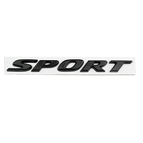 Zhizhong Sport Letter Emblem Trunk Lid Rear Logo Badge Fits 2017-2022 Accord Civic Passport (Gloss Black)