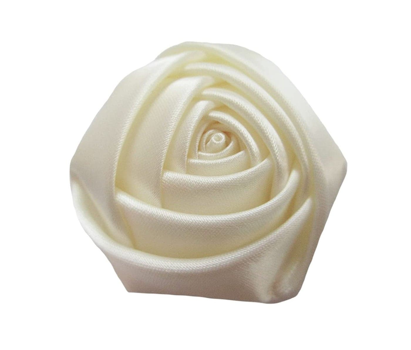 YYCRAFT Pack of 20 Satin 4d Rose 2 Craft Wedding Bride Bouquet Rose FlowerIvory