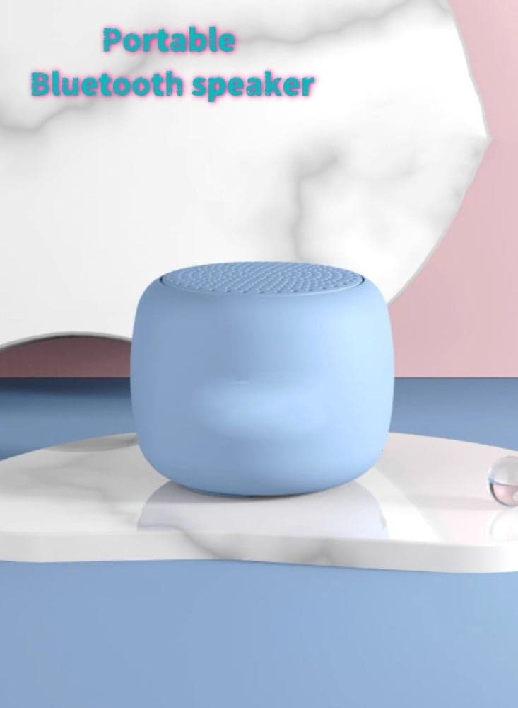 Portable Bluetooth Mini Speaker Outdoor Sports Running Mini Mini Speaker Mini Wireless Subwoofer Clear Sky Blue