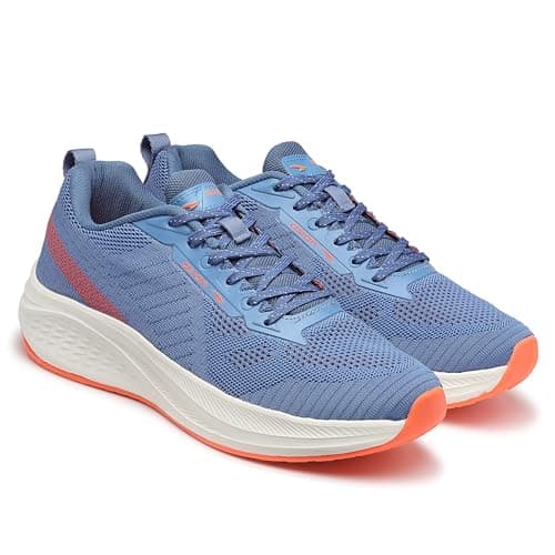 ASIAN Men RAFTAAR-09 Running And Casual Wear Running Shoes With Laces, Lightweight And Comfortable Shoes With Upper Mesh Fabric For Men & Boys For Sports And Gym, Blue, 6 UK