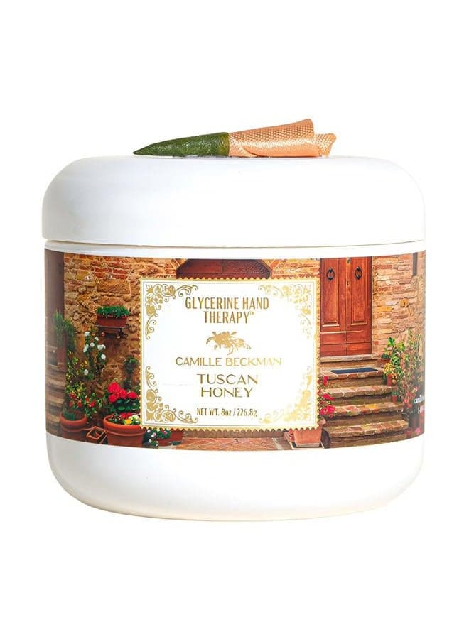 Glycerine Hand Therapy Cream, Tuscan Honey, 8 Ounce