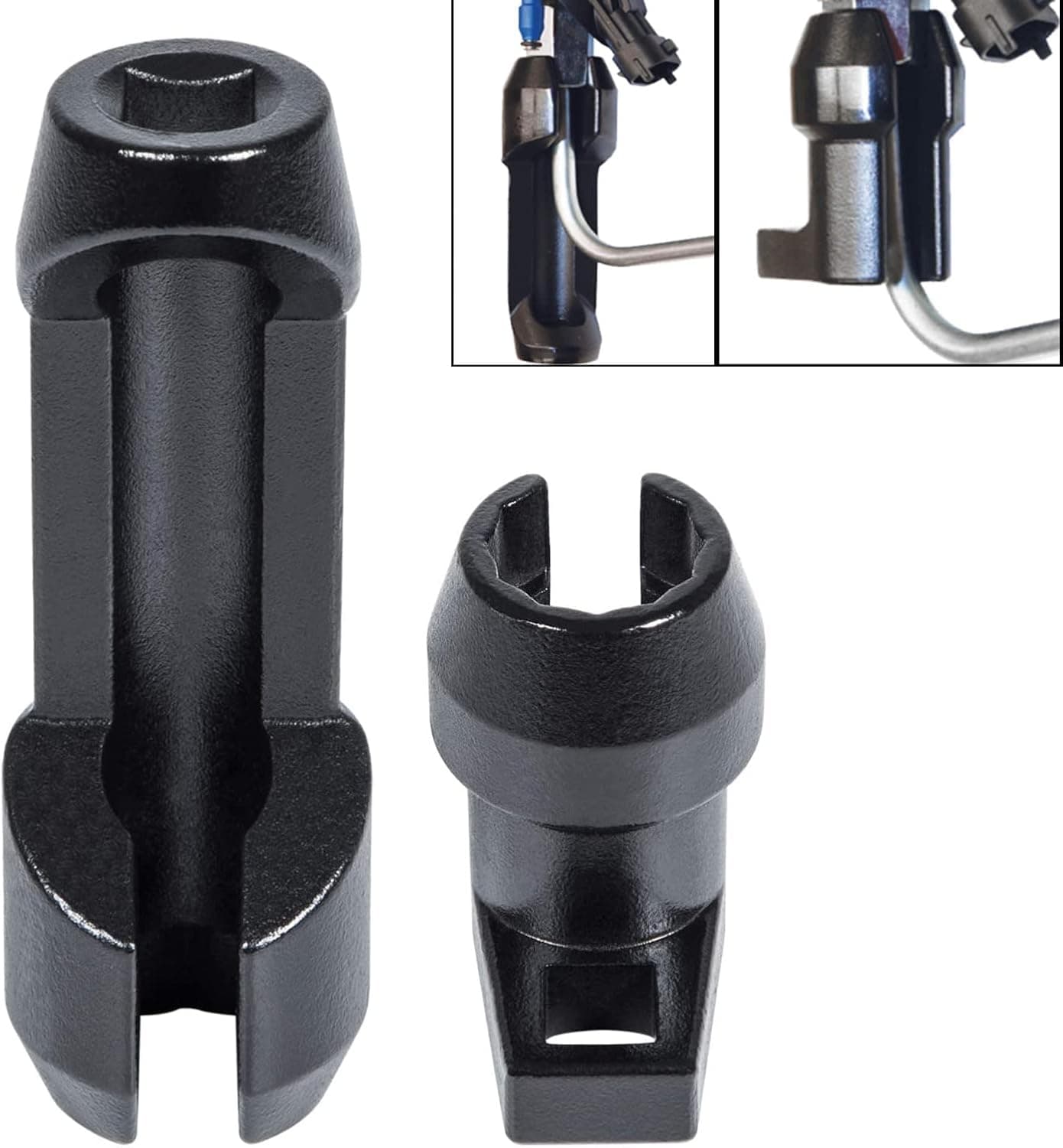 CASTNOO 2 Piece 17 MM Socket Set for Ford Power Stroke 6.7L Diesel Injection