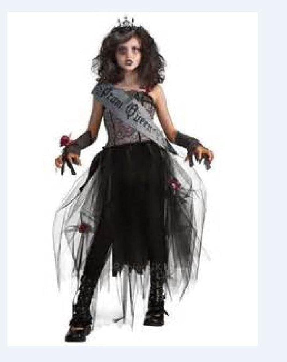 Rubies Childs Deluxe Goth Prom Queen Costume Medium for Themed Parties and Halloween