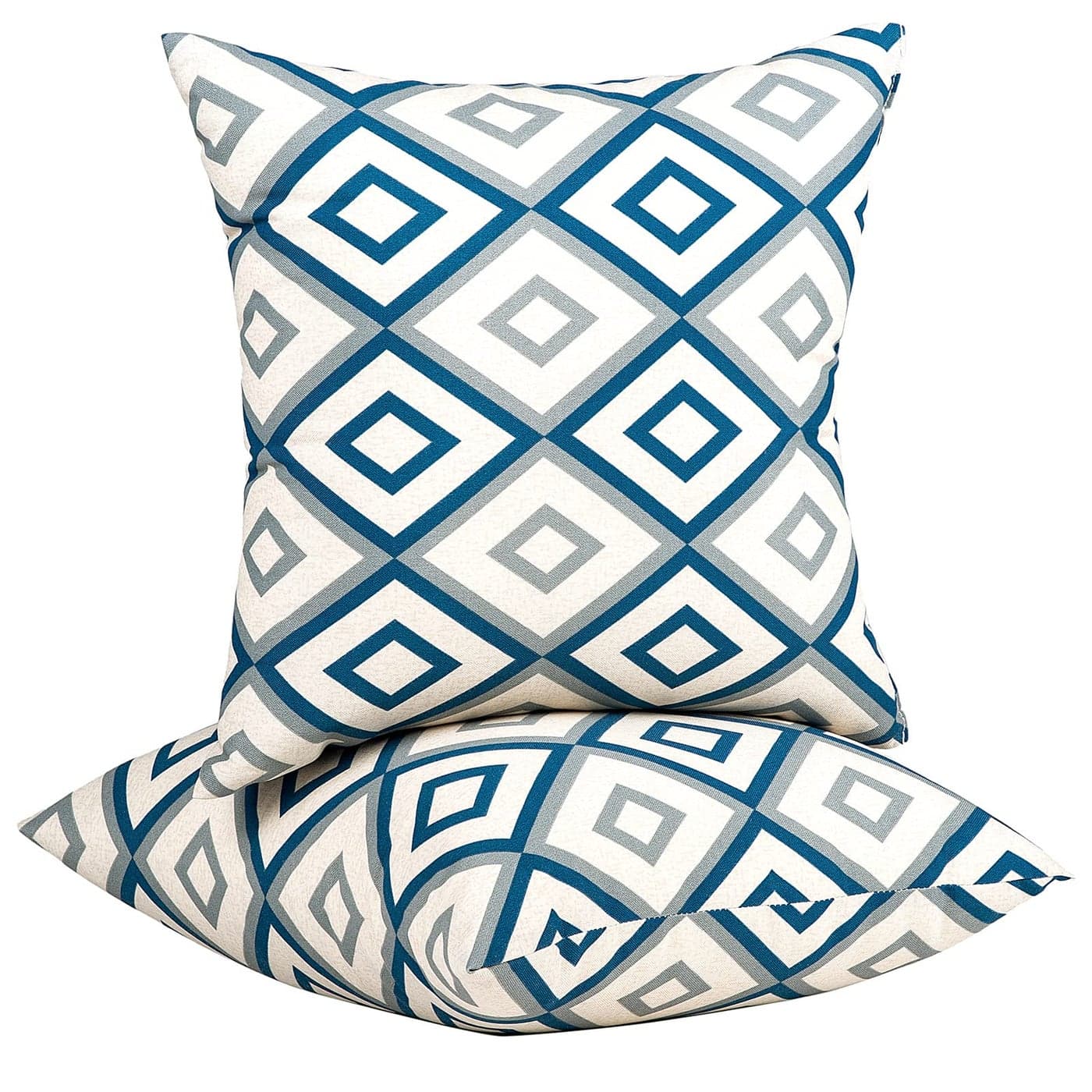 JMGBird Patio Pillows Outdoor Waterproof Set of 2 Outdoor Pillows with Inserts included1818 Inch Outdoor Pillow for Patio Furniture