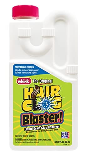Whink 6217 Hair Clog Blaster Drain Clearer, 32 oz