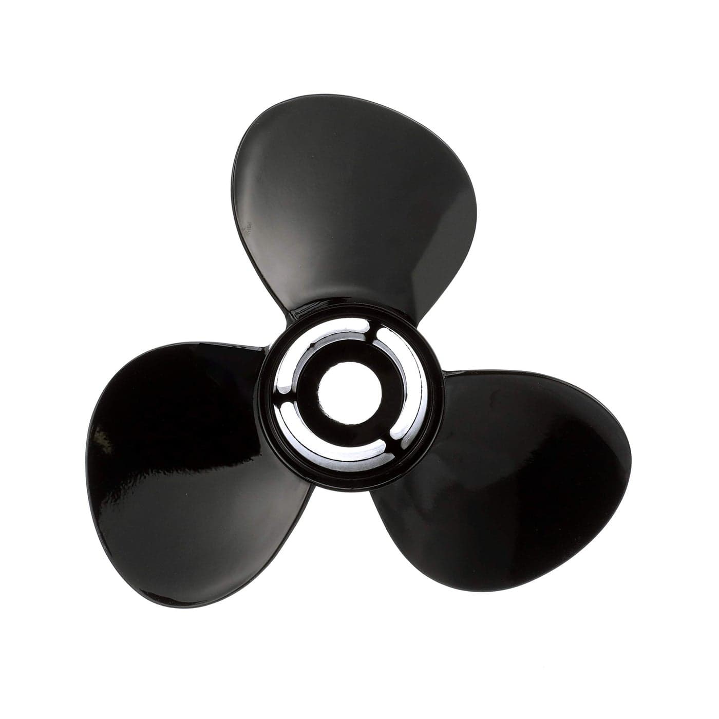 Quicksilver Black Diamond 3Blade Aluminum Propeller 127 dia x 21 pitch Right Hand