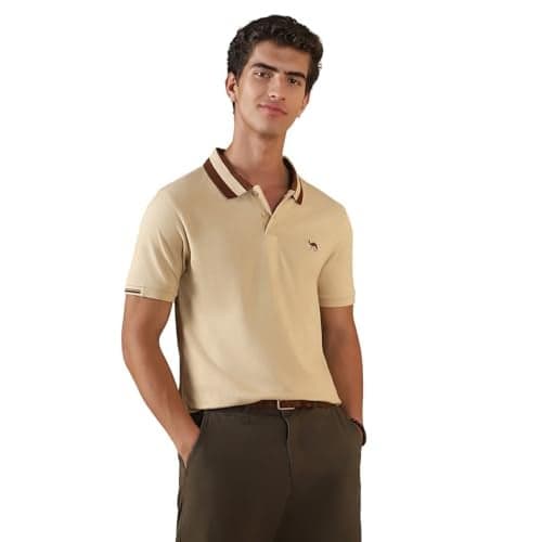 FYLTR Men's RegularFit Polo T-Shirt with Contrast Tipping Collar - Soft Handfeel | Casual T-Shirts for Men