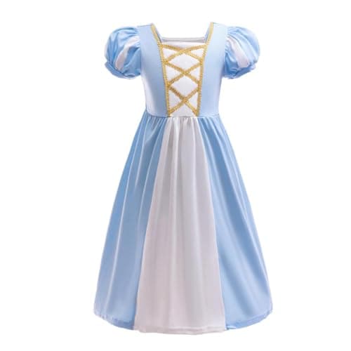 Dressy Daisy Little Girls Princess Dress Up Clothes for Halloween Birthday Party Everyday Outfit Size 57 Blue