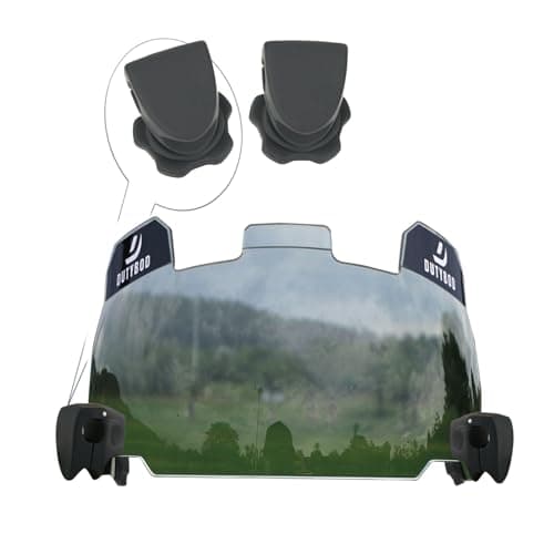 Football Visor Clear Football Helmet Visor Football Shield Fits Youth and Adult Football Helmets Clear Black