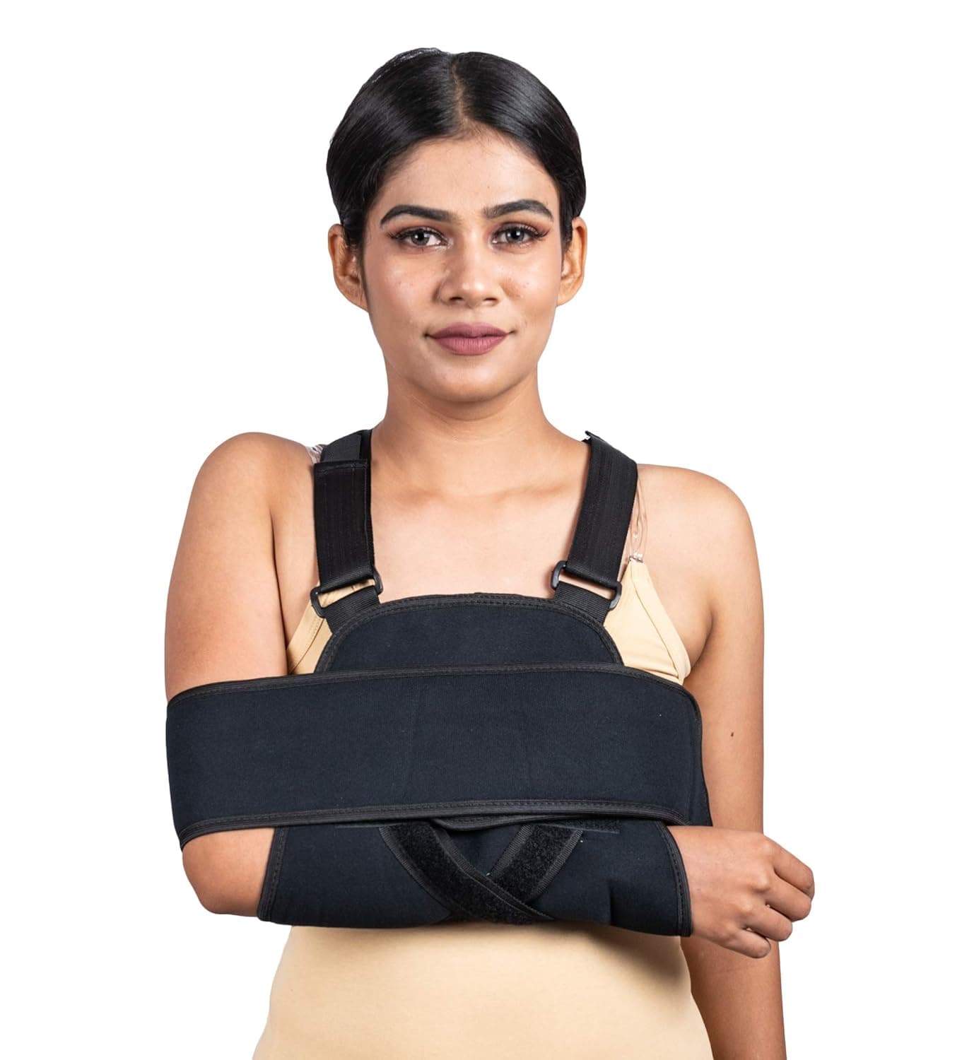 Wonder Care Arm Sling Shoulder Brace Fully Adjustable Rotator Cuff and Elbow Support Includes Shoulder Immobilizer Band for Quick Recovery Shoulder Support for Men and Women