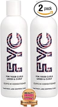 FYC LeaveIn Conditioner for Curly Hair 2 x 250ml SulphateFree Hydrating Frizz Control Vegan CurlDefining Lightweight Moisture